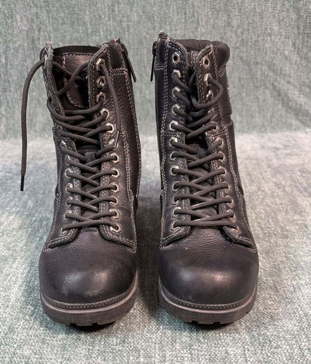 Harley Davidson Tessa Women’s Size 8 Motorcycle Boots Black Leather